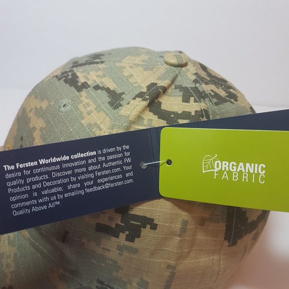 NWT ENBRIDGE Hat Organic Cotton Trucker Hat Curved bill Embroidered Camo Cammo - Picture 9 of 16